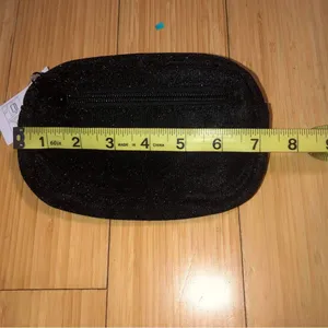 Black Glitter Fanny Pack NEW NWT thumbnail 4