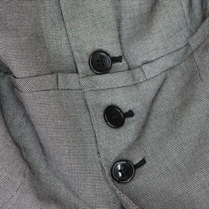 The Limited Womens 3 Button Peplum Blazer Jacket 1667e674335923 Black Multi S thumbnail 5