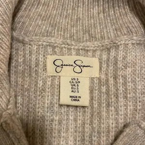 Jessica Simpson Taupe cardigan sweater size S thumbnail 5