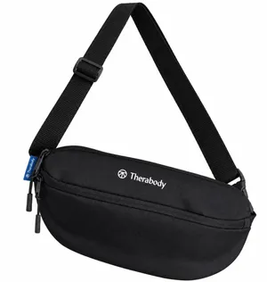 Therabody Black Adjustable Crossbody Sling Bag. thumbnail 1
