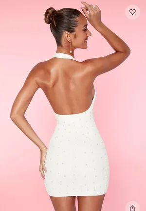 Oh Polly Deep Plunge Embellished Dress thumbnail 4