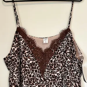 NWT Melrose & Market Cheetah Print Lace Camisole - Size: 2X thumbnail 4