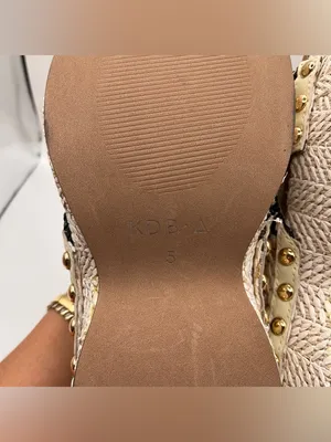 NWOB Kelsi Dagger Anthropologie Pace Raffia Platform Sandals Woven 5 Boho Woven thumbnail 9