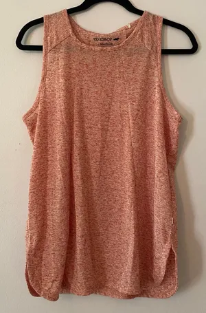 Toad & Co Heathered Red Tank Top Gorpcore Outdoor Hiking Lightweight size Medium thumbnail 1