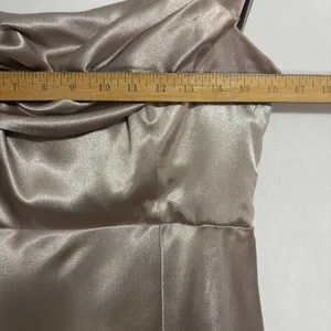 Birdy Grey Mia Satin Dress Champagne Formal Gown Prom Ball‎ Bridesmaid WeddingM thumbnail 8