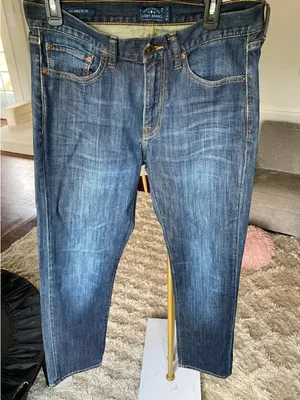 LUCKY BRAND 410‎ Athletic Fit Dark Wash Jeans Laidback Heritage Fit Clean Girl thumbnail 1