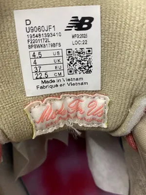 Joe Freshgoods × New Balance 9060 Penny Pink U9060JF1 Girl size 4.5 thumbnail 7