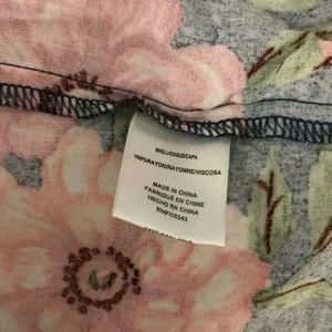Hiatus Dress A Line Floral Crossover Spaghetti Strap Blue Pink Size S thumbnail 4