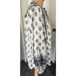 Old Navy Women's Peasant Top Size Large Cottagecore Shabby Chic Boho‎ Blouse thumbnail 4