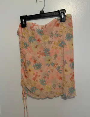 Celebrity Pink Ruched V-Neck One Piece Swimsuit Size XL thumbnail 8