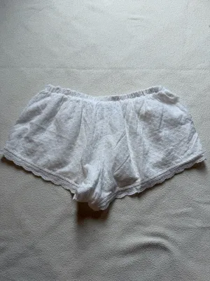 White Fox Boutique White Eyelet Shorts thumbnail 3