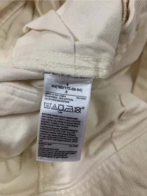 Gap White High Rise Wide Leg Crop Pants Casual Minimalist Womens 4 thumbnail 5