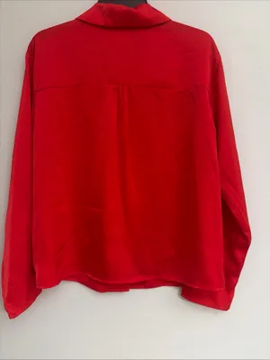 No Boundaries New!Red Satin Heart Pocket Pajama Set size M thumbnail 7