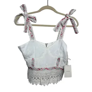 NWT Tularosa Amara Top in White Multi Sz. S thumbnail 3