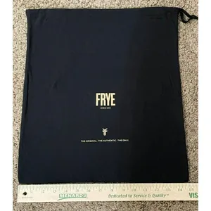 Frye Purse Storage Bag Used Black Tan thumbnail 6