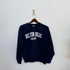 Hilton Head‎ Island Navy Crewneck Sweatshirt M Coastal Preppy thumbnail 2