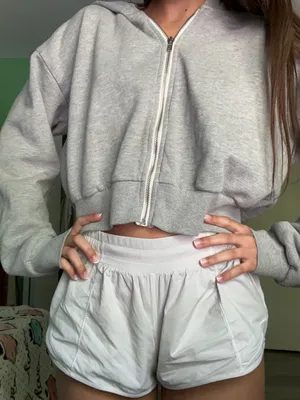 Brandy Melville Cropped Hoodie thumbnail 2