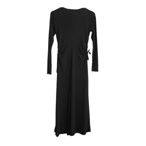 Mango MNG Black Long Sleeve Ruched Side Midi Dress‎ Womens Size XS NEW Chic Goth thumbnail 9