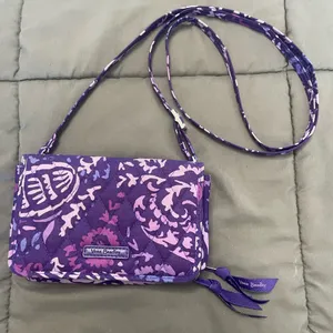 Vera Bradley 3 in 1 Crossbody Bag Purple Floral thumbnail 1