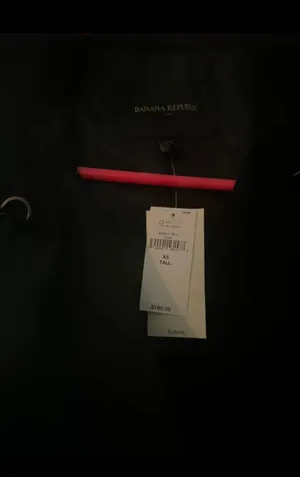 Banana Republic Black Trench Coat thumbnail 3