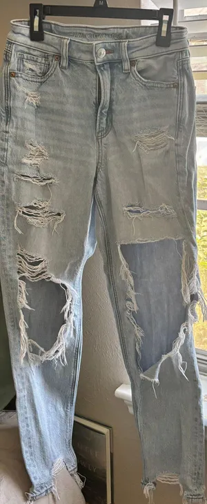 American Eagle Strigid Mom Jean thumbnail 1
