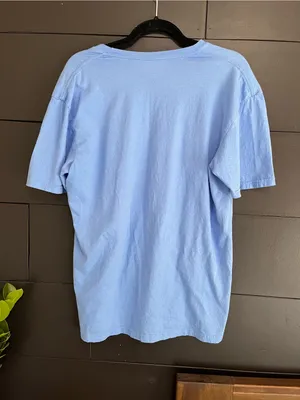 HAWAII Graphic Tee Unisex Light Blue T-Shirt Sz L EUC thumbnail 3