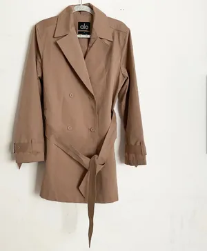 Alo Yoga Prime Trench Toasted Almond M thumbnail 2