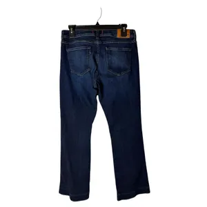 Fran Denim Nora‎ Bootcut Jeans Women 29 Dark Wash Blue Denim Luxury Western thumbnail 2