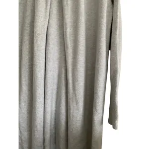 Leith Light Grey Long Length Open Cardigan Size Small thumbnail 3