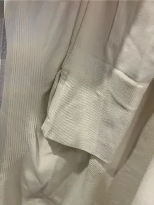 oiselle Cream Long-Sleeve Crew Top with Bird Motifs thumbnail 3