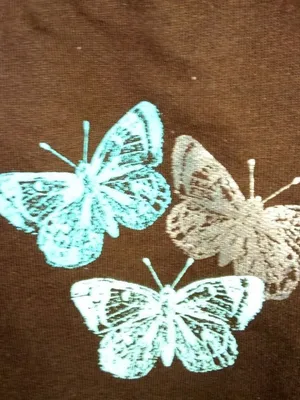 Abercrombie S Brown Butterfly Shorts thumbnail 3