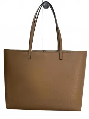 Tory Burch McGraw Leather Tote in Tiramisu Brown NWT thumbnail 5