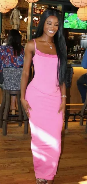 Pretty Little Thing Pink Maxi Dress thumbnail 4