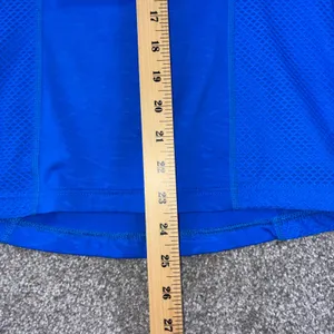 Athleta Candescent 1/2 Zip Pullover‎ Womens XXS Blue Mesh Running Athletic Top thumbnail 5