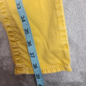Silver Jeans Women's SUKI Skinny Jeans 26x31 Mustard‎ Yellow thumbnail 4