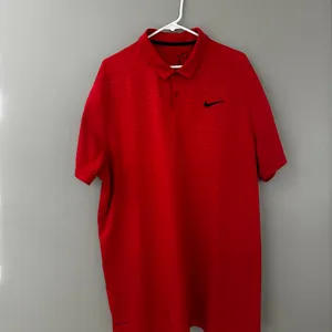 Nike Polo Shirt Mens Red Short Sleeve Golf Lightweight Outdoors Tour 2XL thumbnail 3