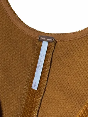 Free People Rolling Thunder Corduroy Mini Dress in Cinnamon Brown Womens S thumbnail 5