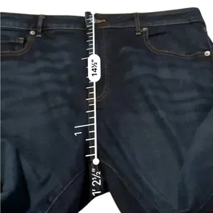 Everlane The Curvy High Rise Dark‎ Wash Cropped Skinny Jeans Sz 33 thumbnail 10