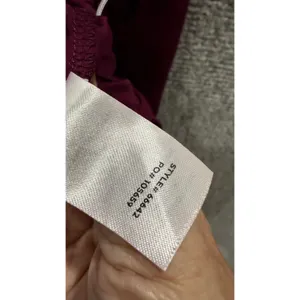 Lulus Women Maxi Dress S Burgundy Cascading Ruffles Lace Up Back 66642 thumbnail 6
