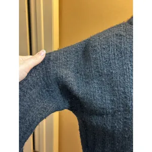 Gap Alpaca Wool Blend Chunky Knit Women's Sweater Black Crew Neck Pullover S thumbnail 3