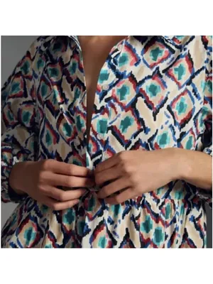 Anthropologie The Bettina Shirt Dress- Size Small thumbnail 3