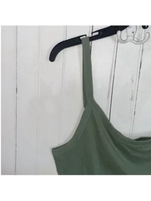 Free People One Way or Another Tank Olive Size L thumbnail 4
