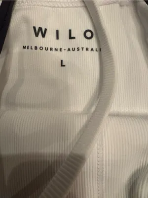 Wilo Two‑Piece Athletic Set – NWT, Sports Bra (L) + Shorts (M) thumbnail 5