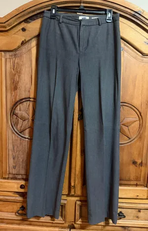 Old Navy Stretch Grey Slacks thumbnail 1