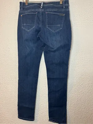 L.L. Bean Women's Dark Blue Skinny Jeans thumbnail 4