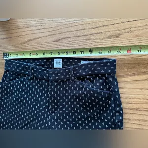 Gap Signature Skinny Ankle Mid Rise Dark Wash Geometric Print Stretch Pants 4 thumbnail 12