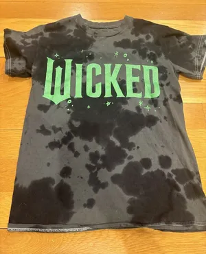 Wicked Size Small (S) Wicked Graphic Tee with Tie Dye Pattern thumbnail 1