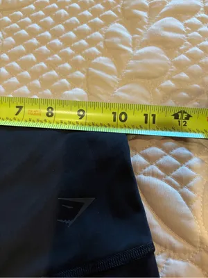 Gymshark Black High-Waisted V-Front Biker/workout Shorts women’s size S thumbnail 5