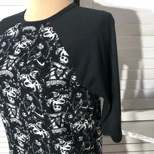 Disney Jack Skellington Nightmare Before Christmas Shirt gothic whimsigoth punk thumbnail 10