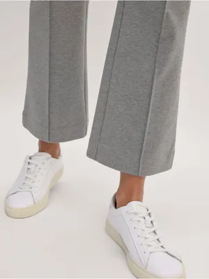 Everlane NWT Mid Heather Gray The Dream Kick Flare Ponte Pants Size Medium thumbnail 5